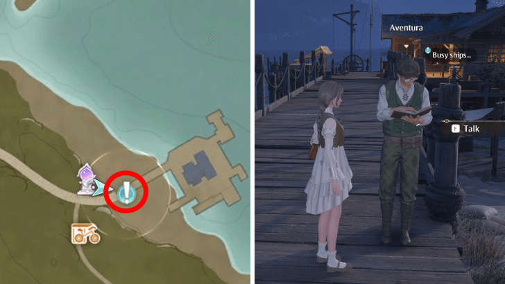 Infinity Nikki Observation: Meadow Wharf Quest Location