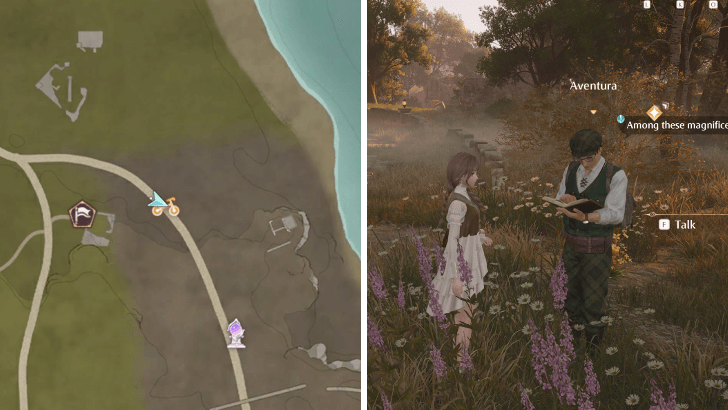 Infinity Nikki Observation: Palace Ruins Quest Location