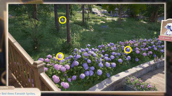 Photo Investigation - Faewish Sprite Quest Guide - Find Three Faewish Sprites