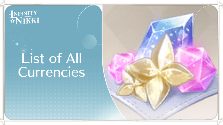 Infinity Nikki - List of All Currencies