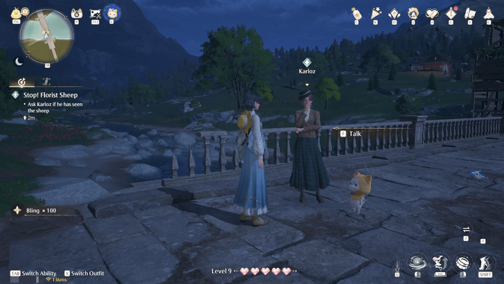 Infinity Nikki Ask Karloz if He Has Seen the Sheep