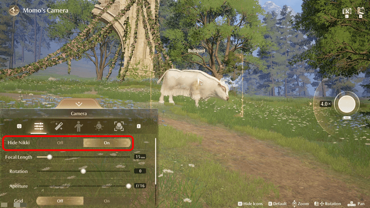 Infinity Nikki Take a Picture of the Bullquet