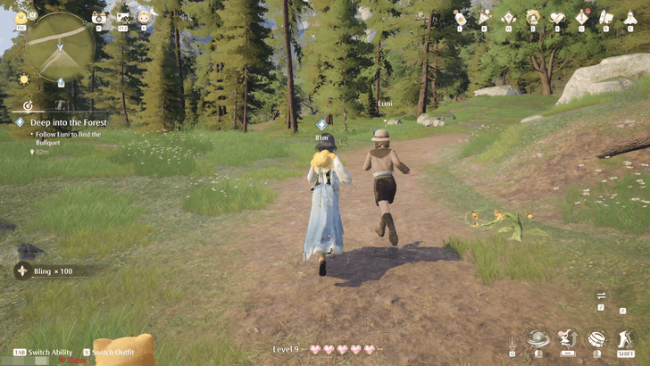 Infinity Nikki Follow Luni to the Bullquet