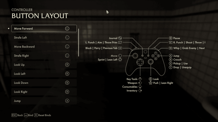 Editing Controller Buttons