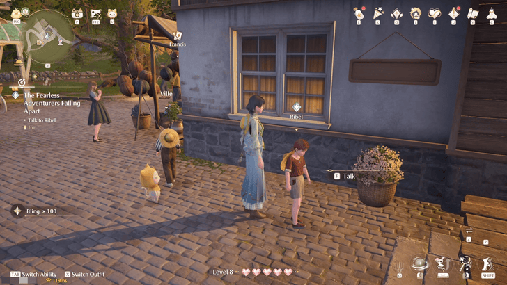 Infinity Nikki Talk to Ribel