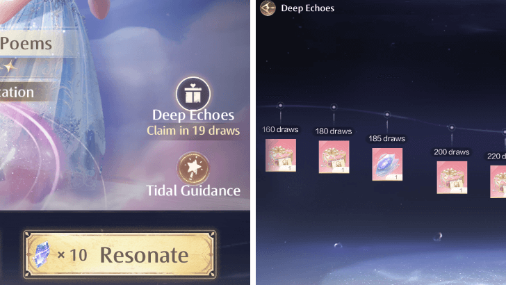 Heartshine in Deep Echoes Resonance Pull Rewards
