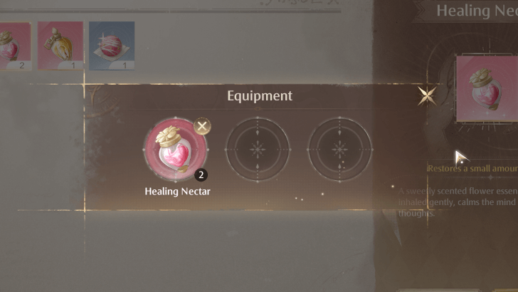 Equipping Consumables