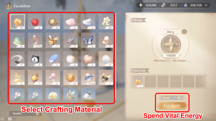 Infinity Nikki Use the Altar of Escalation