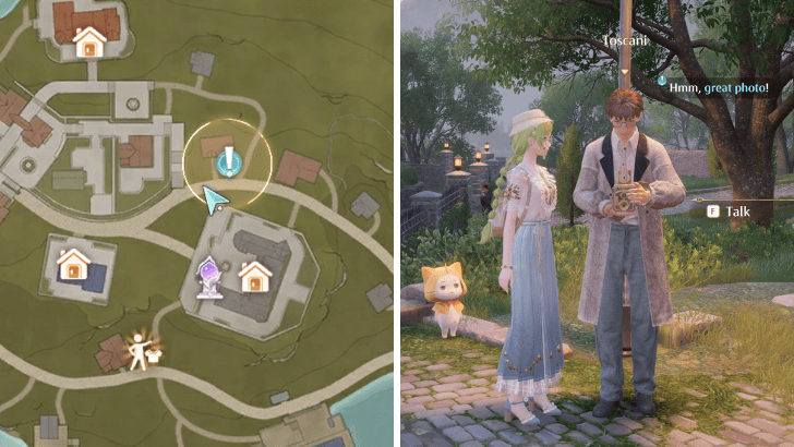 Infinity Nikki Forced Perspective: Flowers in Three Vases Quest Location