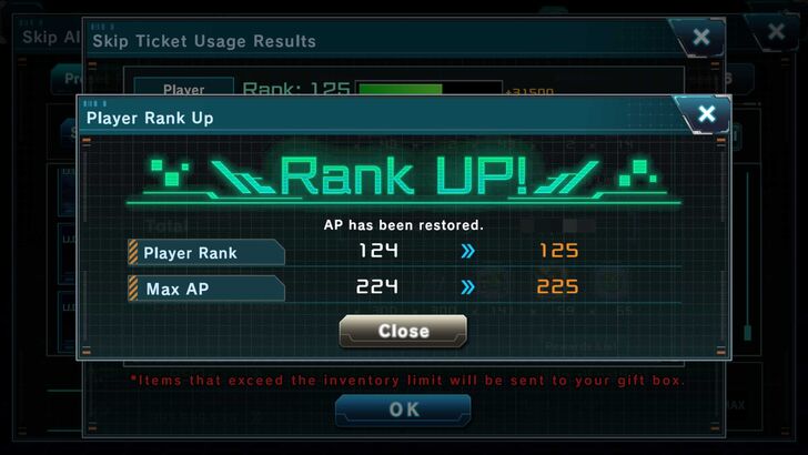 Rank Up - Gundam UCE