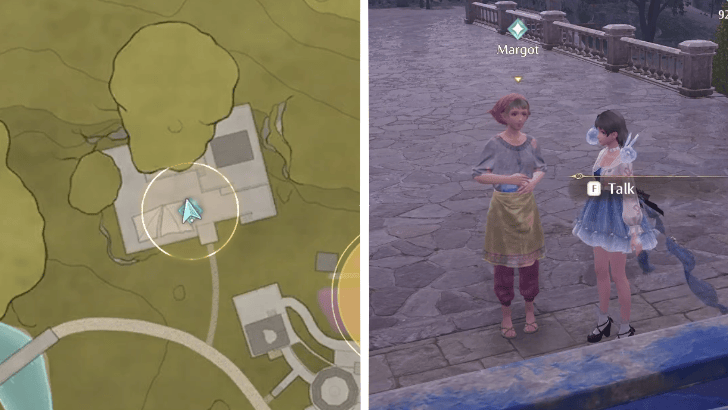 Infinity Nikki Go to the Dye Workshop Area to Find Beatrice