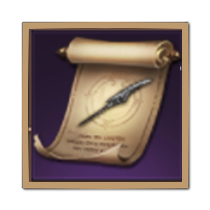 Precious Lithograph: Skull Severing Spear Icon