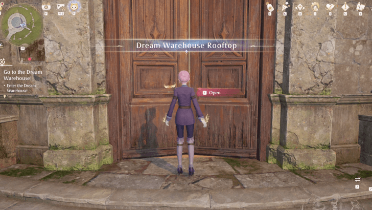 Go to the Dream Warehouse Quest - Find Igraine