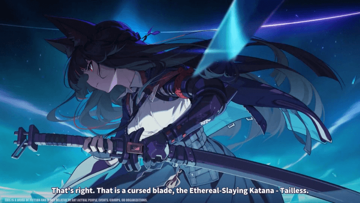 Cursed Katana Tailless