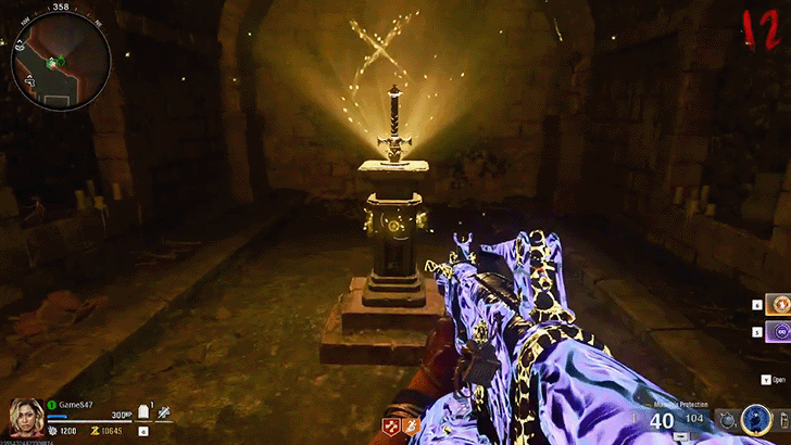 Lion Sword on Pedestal