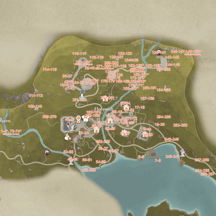 Infinity Nikki - Florawish Dew Locations - Left