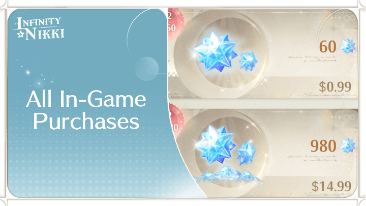 Infinity Nikki - Microtransactions Guide: All In-Game Purchases