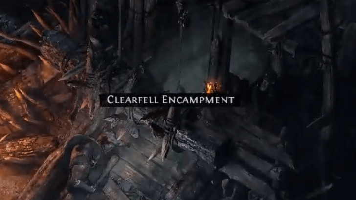 Clearfell Encampment Entrance