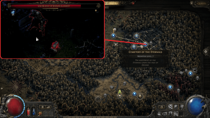 Path of Exile 2 - Lachlann of Endless Lament Map Location