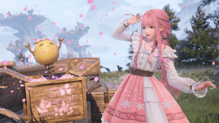 Nikki on the Log-In Screen