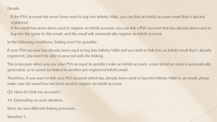 Infinity Nikki Official Account Linking Page