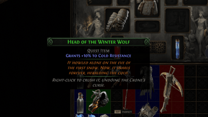 Path of Exile 2 - Head of the Winter Wolf