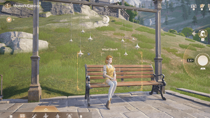 Wharf Bench Photo Angle