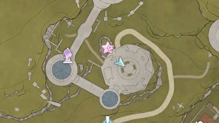 Ruins Plaza Corner Map Location