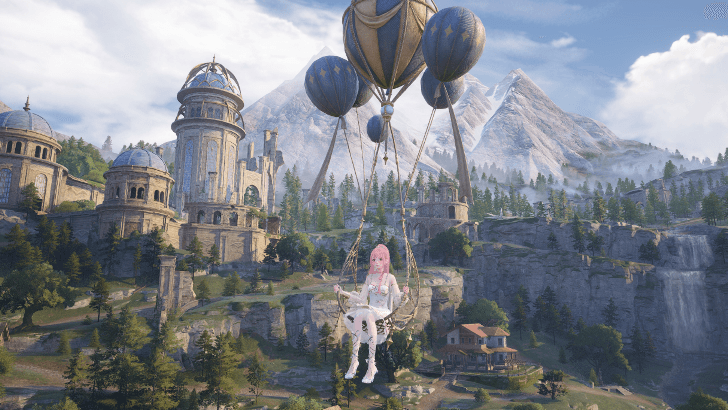 Riding the Hot Air Balloon