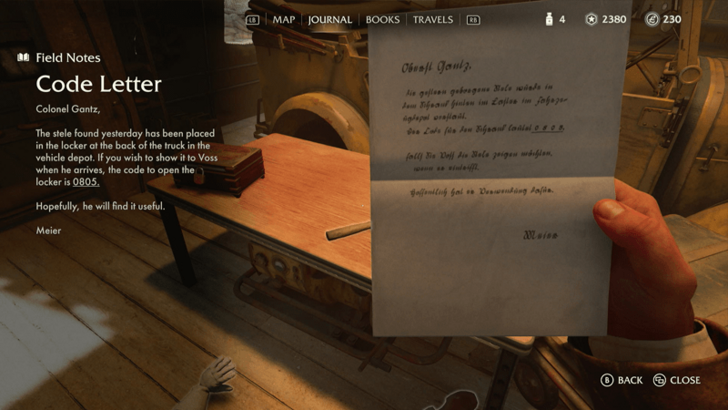 Indiana Jones and the Great Circle - Nazi Vehicle Garage Chest