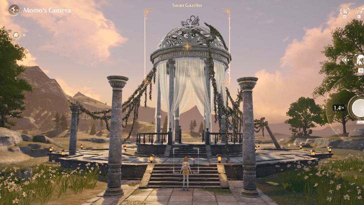 Swan Gazebo Photo Angle