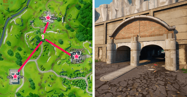 Land Spot Tomato Town Underpass