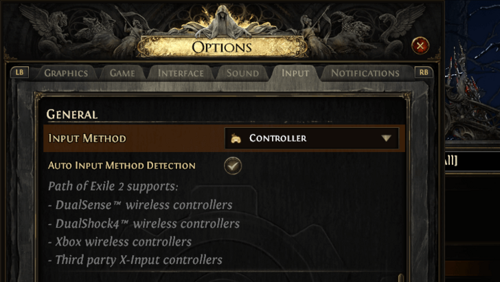 POE 2 - Controller options