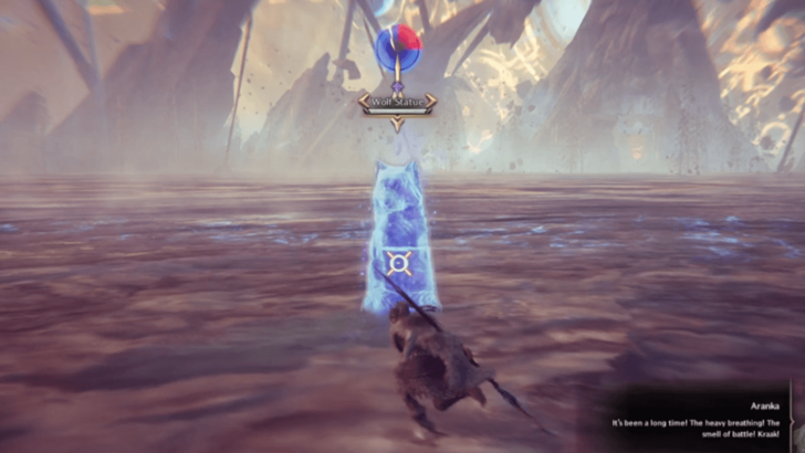 Throne and Liberty Destroy Wolf Statue