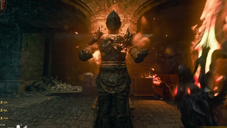 Dragon Knight Statue Fire Incantation