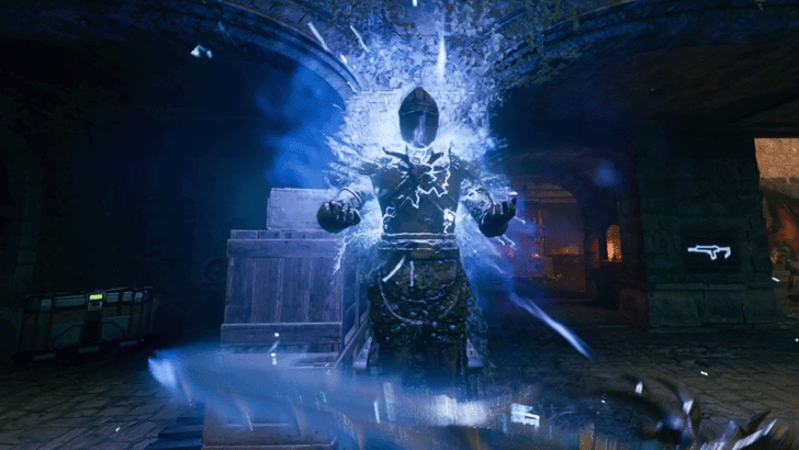 Stag Knight Statue Electric Incantation