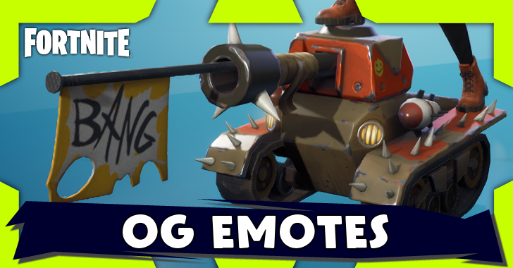 Fortnite - List of All Fortnite OG Emotes