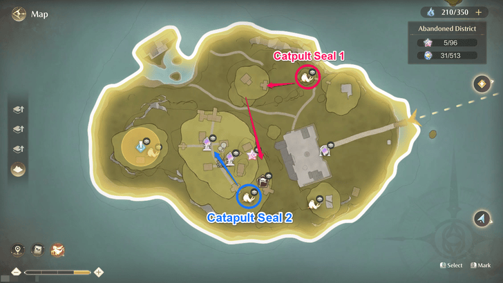 Infinity Nikki Catapult Seal Directions