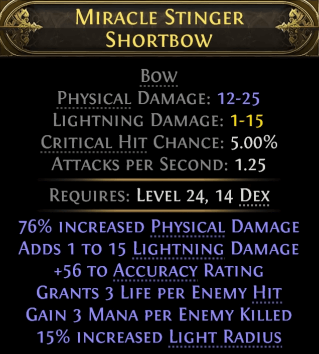 POE 2 - Rare Item