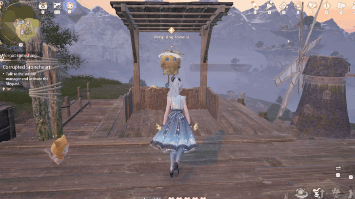 Talk to the Station Manager and Actiate the Skypass