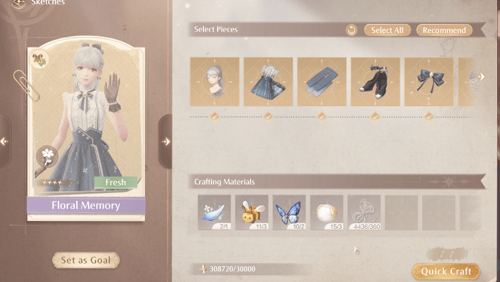 Infinity Nikki - Wish Collector Sketch