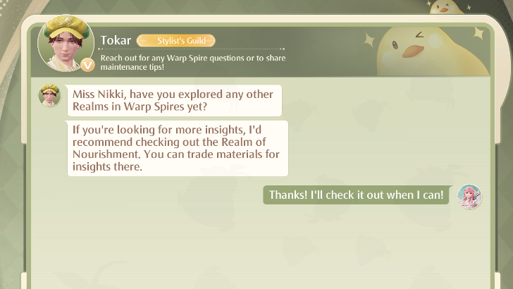 How to Unlock Realm of Nourishment