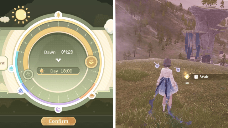 Infinity Nikki Go to the Stonetree at the Dye Workshop at Dusk