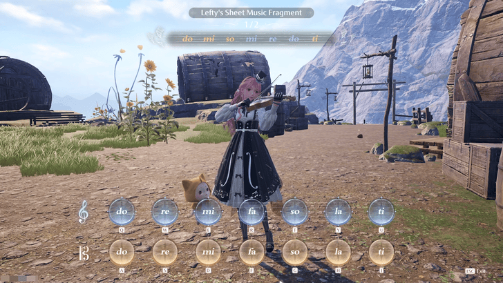 Infinity Nikki Play the Sheet Music Fragment