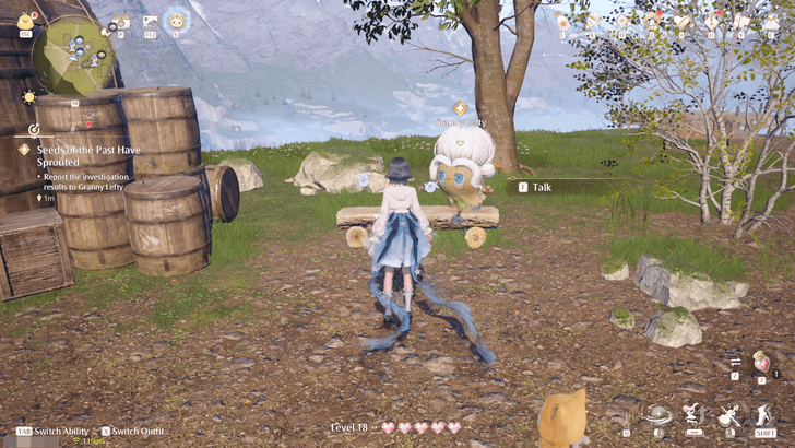 Infinity Nikki Report the Investigation Results to Granny Lefty