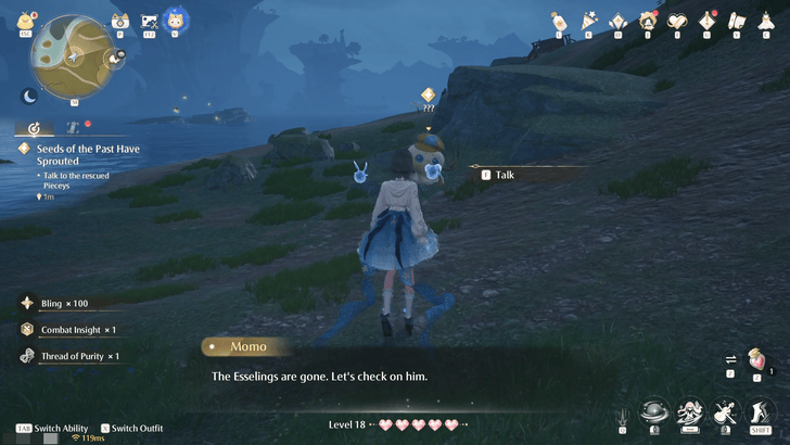 Infinity Nikki Talk to the Rescued Pieceys