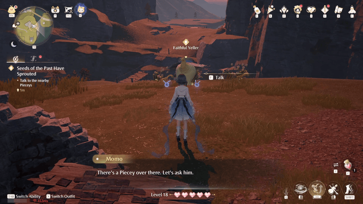 Infinity Nikki Talk to the Nearby Pieceys