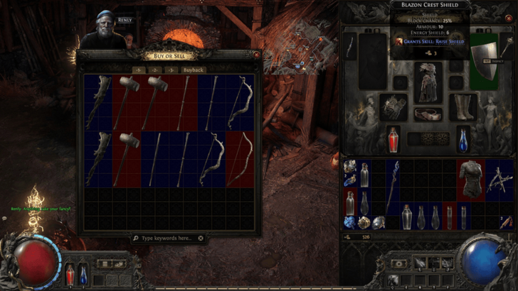 Path of Exile 2 - Equip a Shield