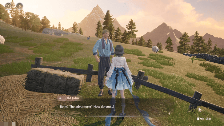 Infinity Nikki Talk to Old John