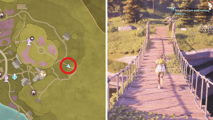 Infinity Nikki Observation: Making Wishes Quest Location